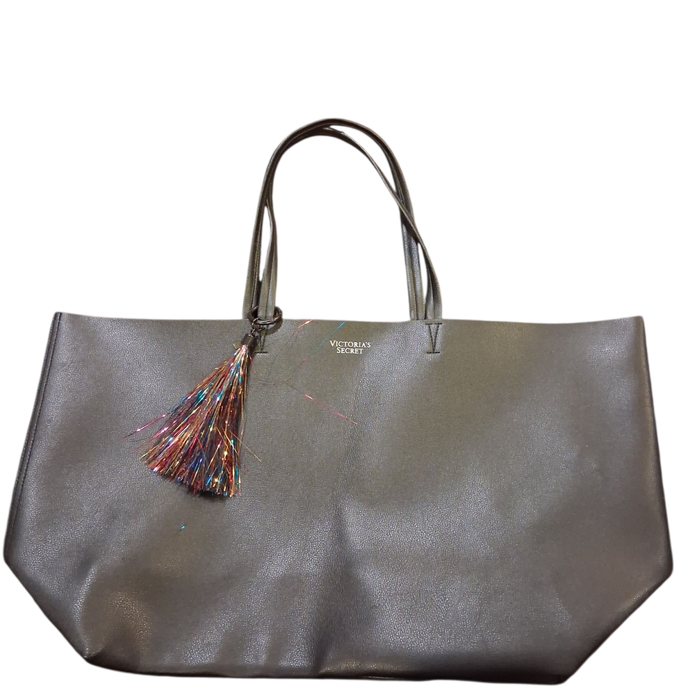 Victoria's Secret  Black Tote with Tassel